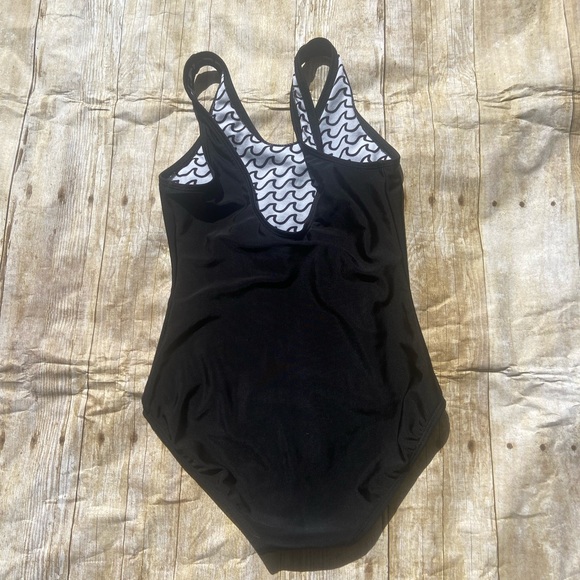 2/$20, 3/$24 Black girls 1-piece. Like new. Size 8. Believe in mermaids - Picture 2 of 3